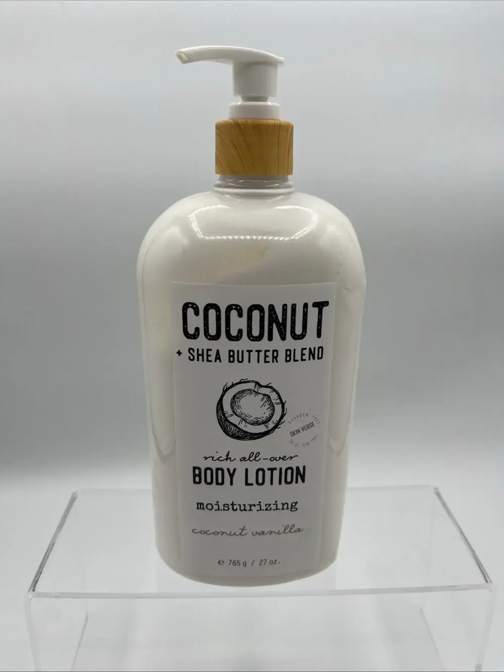 Home & Body Co. Coconut Oil & Shea Butter Body Lotion Coconut Vanilla 27oz, New